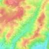Fontête topographic map, elevation, terrain