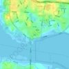 後尾 topographic map, elevation, terrain