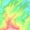 Barzano topographic map, elevation, terrain