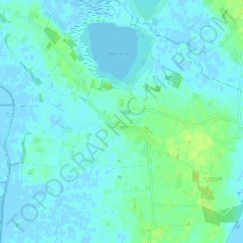 Vedersø topographic map, elevation, terrain