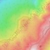Montaña de Limón topographic map, elevation, terrain