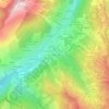 Les Grands Champs topographic map, elevation, terrain