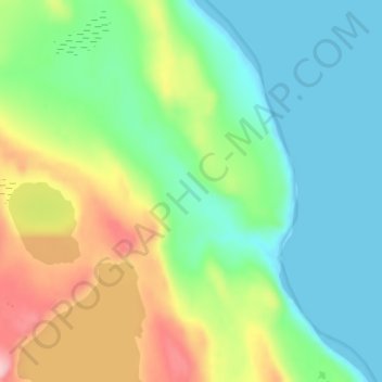 Banks Peninsula topographic map, elevation, terrain