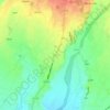 Rajhena topographic map, elevation, terrain