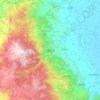 Naoussa topographic map, elevation, terrain