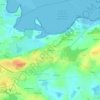 Brénudel topographic map, elevation, terrain
