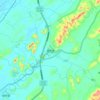 塘岸镇 topographic map, elevation, terrain