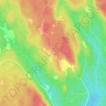 Västra Basseberg topographic map, elevation, terrain