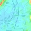 Sungai Lalang topographic map, elevation, terrain