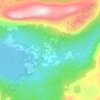 Nordkjelda - Latnja topographic map, elevation, terrain
