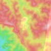 Jimna topographic map, elevation, terrain
