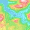 Førde topographic map, elevation, terrain