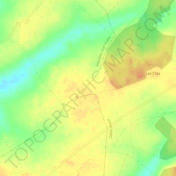 La Pointe au Pidor topographic map, elevation, terrain