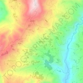 Mesana topographic map, elevation, terrain