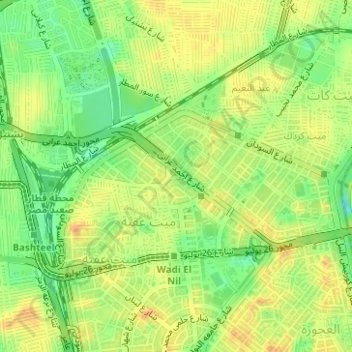 medosa topographic map, elevation, terrain