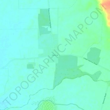 Honcut topographic map, elevation, terrain