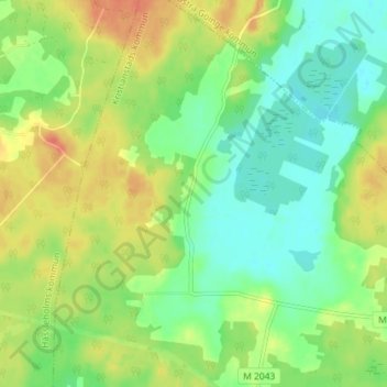 Hörröd topographic map, elevation, terrain