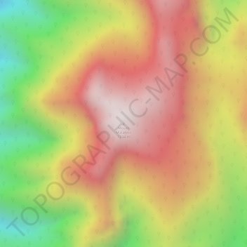 Mount Malabito topographic map, elevation, terrain