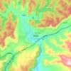 塘房镇 topographic map, elevation, terrain