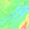 Bruceville topographic map, elevation, terrain