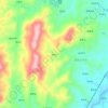 独山冲 topographic map, elevation, terrain