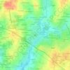 Vergéal topographic map, elevation, terrain