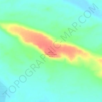 Mount Unapproachable topographic map, elevation, terrain
