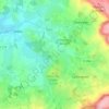 Velinghem topographic map, elevation, terrain