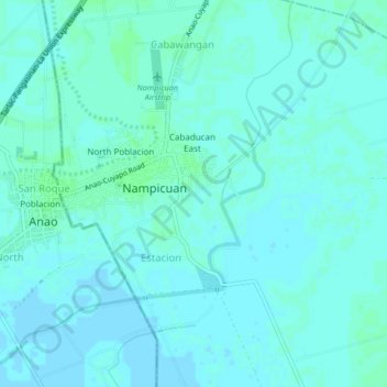 Ambassador Alzate Village topographic map, elevation, terrain