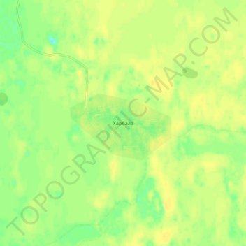 Харбала topographic map, elevation, terrain