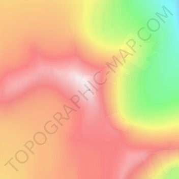 Commonwealth Mountain topographic map, elevation, terrain