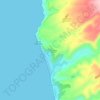 Punta Centinela topographic map, elevation, terrain
