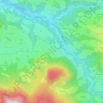 Kaiser topographic map, elevation, terrain