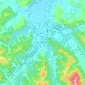 Uccellaccio topographic map, elevation, terrain