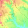 Alkerton topographic map, elevation, terrain