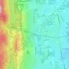 Whitings Corner topographic map, elevation, terrain