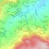 Carignone topographic map, elevation, terrain