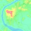 里兰 topographic map, elevation, terrain