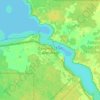 Zaagiing / Fort Alexander topographic map, elevation, terrain