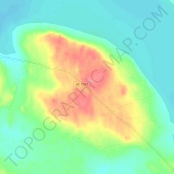 Strömnäs topographic map, elevation, terrain