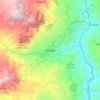 Ubaque topographic map, elevation, terrain