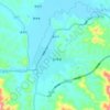 勐海镇 topographic map, elevation, terrain