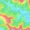Tribogna topographic map, elevation, terrain