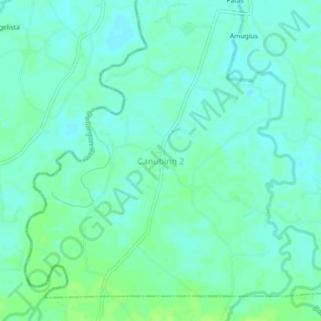 Canubing 2 topographic map, elevation, terrain