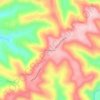 Pitangueira topographic map, elevation, terrain