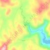 Cachoeira Formosa topographic map, elevation, terrain