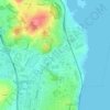 Scania topographic map, elevation, terrain