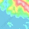 Carrigreich topographic map, elevation, terrain