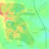 Salboni topographic map, elevation, terrain
