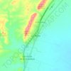 Las Matas topographic map, elevation, terrain